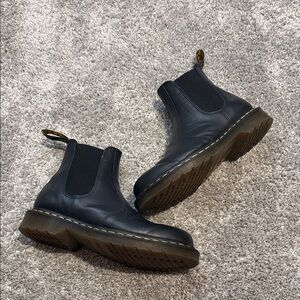 Dr. Martens Black Leather Chelsea Boots